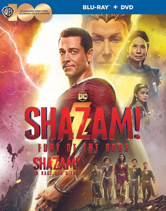 Cover for BD Combo · Shazam! Fury of the Gods (Bil / Blu-ray + Dvd) (Blu-ray + DVD) (2023)