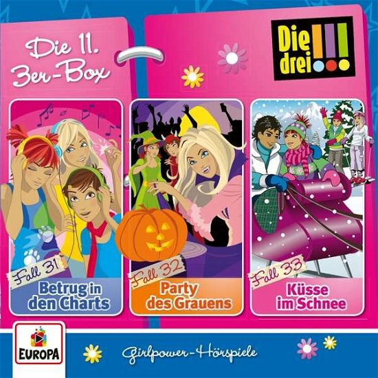 Cover for Die Drei !!! · Die 11.3er-box (Folgen 31-33) (CD) (2017)