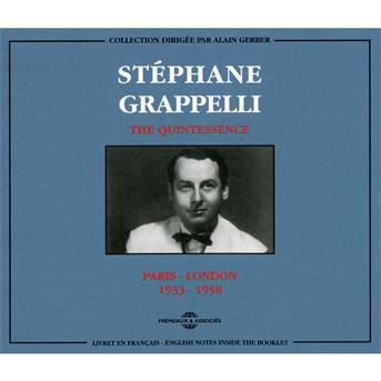 Quintessence: Paris-London 1933-1958 - Stephane Grappelli - Musik - FREMEAUX & ASSOCIES - 3448960228121 - 1. November 2010