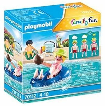 Cover for Playmobil · Badgast met zwembanden Playmobil (70112) (Leketøy)