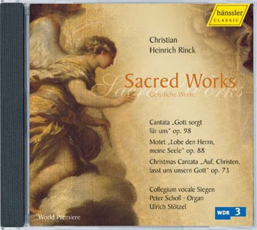 Rincksacred Works - Collegium Vocale Siegenscholl - Muziek - HANSSLER CD - 4010276019121 - 29 oktober 2007