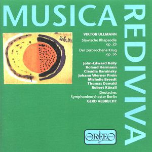 Cover for Ullmann / Hermann / Barainsky / Albrecht · Der Zerbrochene Krug / Slavonic Rhapsody (CD) (2000)