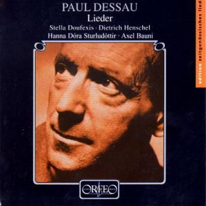Cover for Dessau / Sturludottir / Doufexis / Bauni · Lieder (CD) (2000)