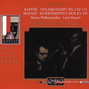 Cover for Bartok / Mozart / Maazel / Vpo / Wiener Kammerens · Cto Violin &amp; Orch / Erste Londron'sche Nachtmusik (CD) (2003)