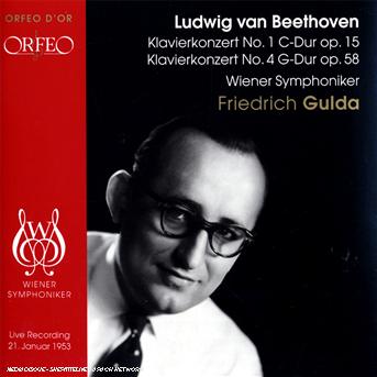 Cover for Beethoven / Gulda / Wiener Symphoniker · Concerto 1 in C Major &amp; 4 in G Major for Piano &amp; (CD) (2008)