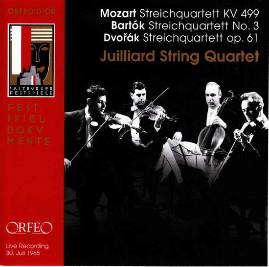 Mozart / Bartok & Dvorak: String Quartets - Bartok / Dvorak / Mozart / Juilliard String - Música - ORFEO - 4011790927121 - 13 de enero de 2017