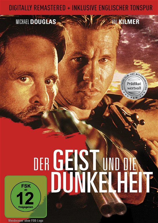 Cover for Douglas,michael / Kilmer,val / Wilkinson,tom/+ · Der Geist Und Die Dunkelheit (DVD) (2017)