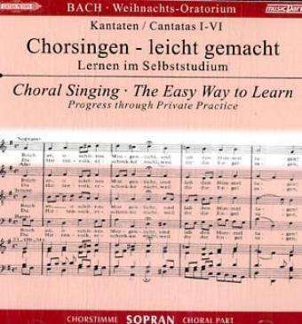 Chorsingen leicht gemacht: Bach Weihnachtsoratorium BWV 248 (Sopran) - J.s. Bach - Music - MUSICPARTNER - 4013788003121 - 