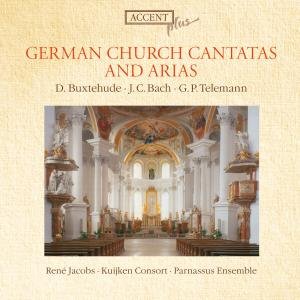 Cover for Kuijken Consort / Jacobs / Aerts · German Church Cantatas &amp; Arias (CD) (2007)