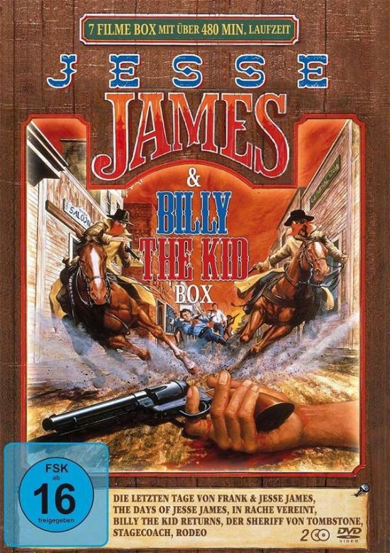 Cover for Jesse James &amp; Billy the Kid Box (DVD) (2021)