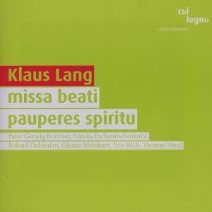 Missa Beati Pauperes col legno Klassisk - Lang - Music - DAN - 4099702027121 - November 24, 2008