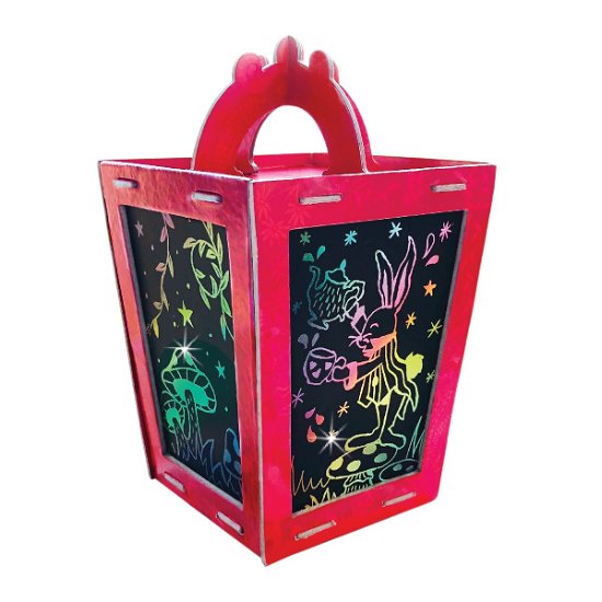 Cover for Box Candiy · Box Candiy - Scratch Art Lantern - Totally Twilight - (bc-1914) (Toys)