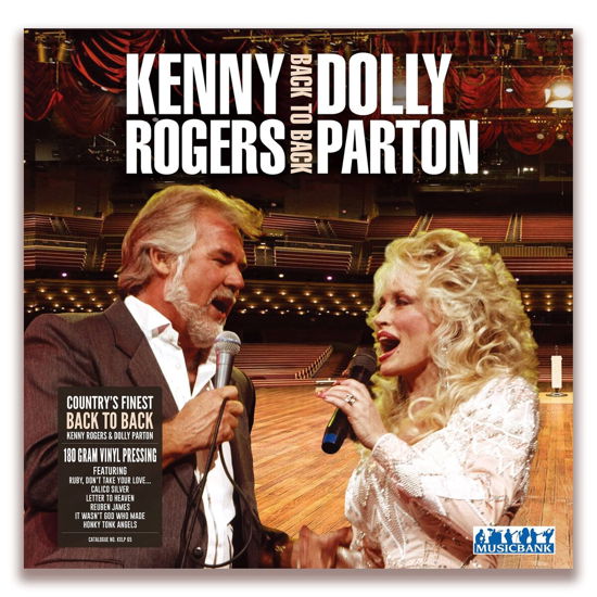 Cover for Kenny &amp; Dolly · Back To Back (LP) (2021)