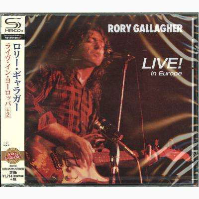 Live in Europe - Rory Gallagher - Muziek - UNIVERSAL - 4988031269121 - 30 maart 2018