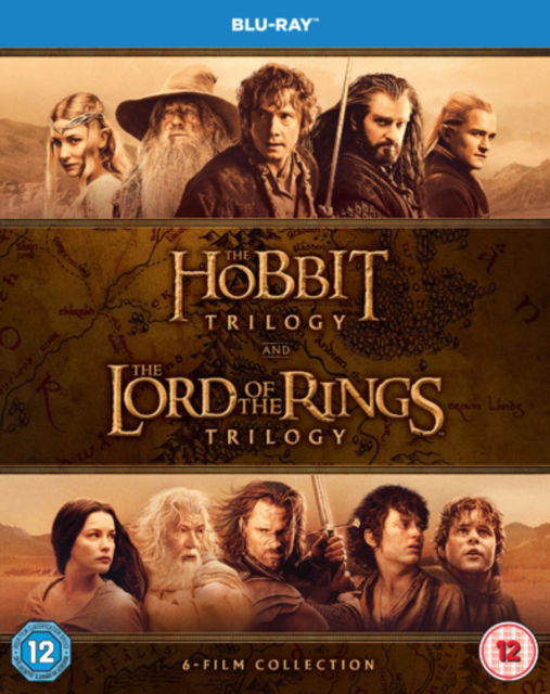 Cover for Hobbit Trilogy / Lord of the Rings Trilogy (Blu-ray) (2016)