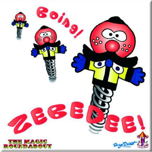 Cover for Magic Roundabout · Magic Roundabout Fridge Magnet: Zebedee (Magnes)