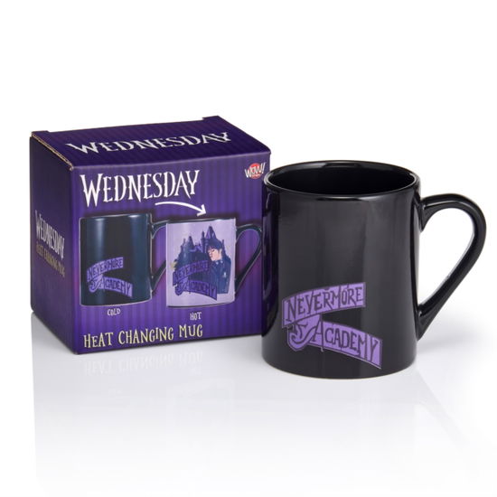 Wednesday Nevermore Academy Heat Changing Mug - Wednesday - Merchandise - GENERAL MERCHANDISE - 5055394027121 - February 8, 2024