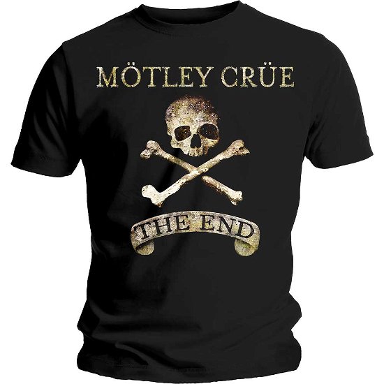 Motley Crue Unisex T-Shirt: The End - Mötley Crüe - Merchandise -  - 5056170640121 - 