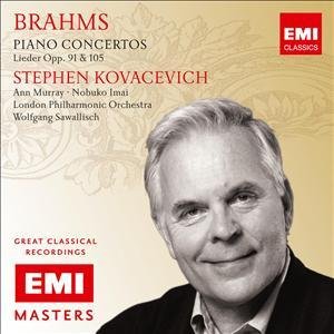 Cover for Brahms · Piano Concertos - Lieder (CD) [Remastered edition] (2011)