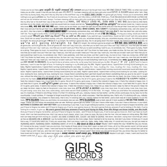 Girls · Father, Son, Holy Ghost (CD) (2011)