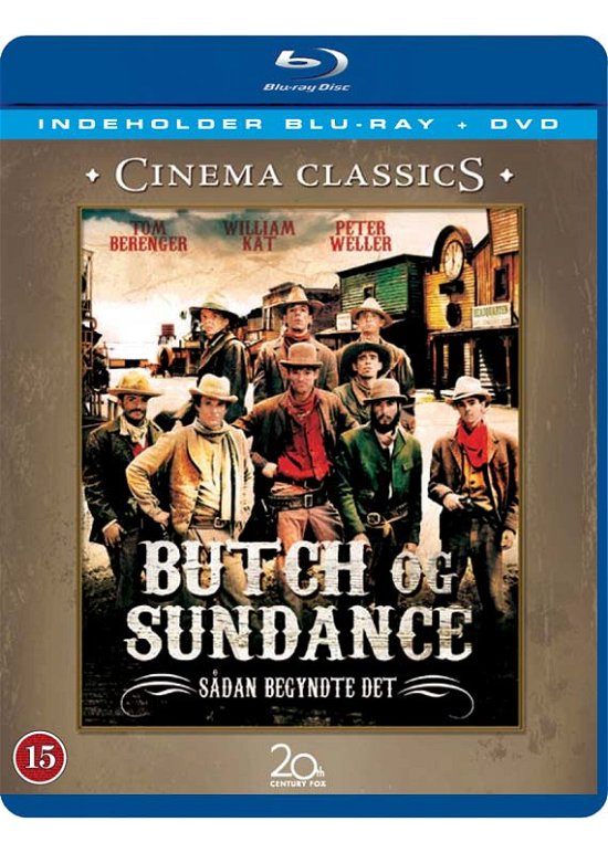 Cover for Butch &amp; the Sundance - Sådan Begyndte det · Butch and Sund. Classic Co  BD (Blu-ray) (2012)