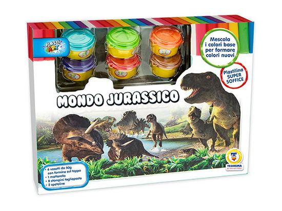 Set Jurassico 6 Vasetti 26 Gr - Teorema: Plastiart - Gadżety - Teorema-Liberaonline - 8017967668121 - 