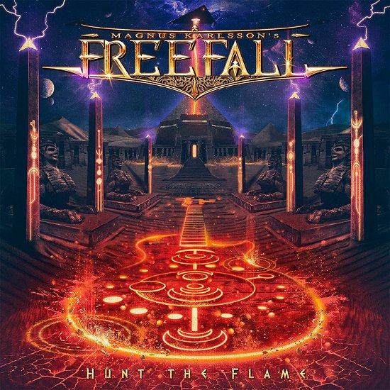 Cover for Magnus Karlsson's Free Fall · Hunt the Flame (CD) (2023)