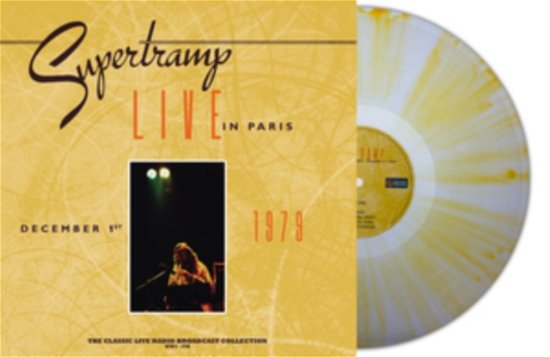 Cover for Supertramp · Live in Paris 1979 (Clear / Orange Splatter Vinyl) (LP) (2023)