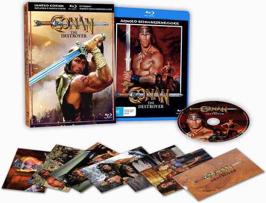 Cover for Blu-ray · Conan the Destroyer - Limited Edition Blu-ray (Lenticular Hardcover + Photo Cards) (Blu-ray) (2024)