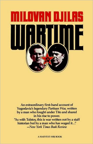 Cover for Milovan Djilas · Wartime (Paperback Book) (1980)