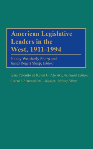 Cover for Charles F. Ritter · American Legislative Leaders in the West, 1911-1994 (Innbunden bok) [First edition] (1997)