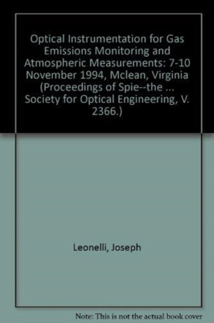 Cover for Killinger · Optical Instrumentation For Gas Emissions Monitori (Paperback Book) (2006)