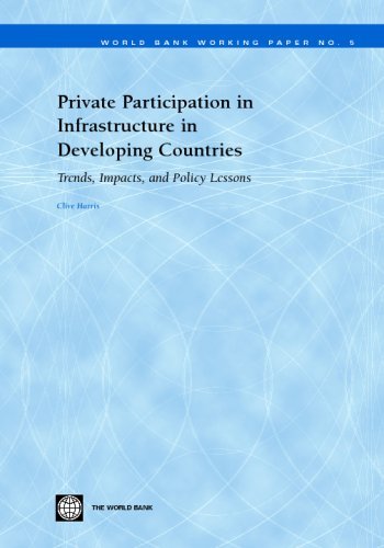 Cover for Clive Harris · Private Participation in Infrastructure in Developing Countries: Trends, Impacts and Policy Lessons - World Bank Working Paper (Taschenbuch) (2003)