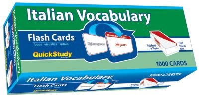 Joseph Levi · Italian Vocabulary Flash Cards (1000 Cards) (KARTENSPIEL) (2020)