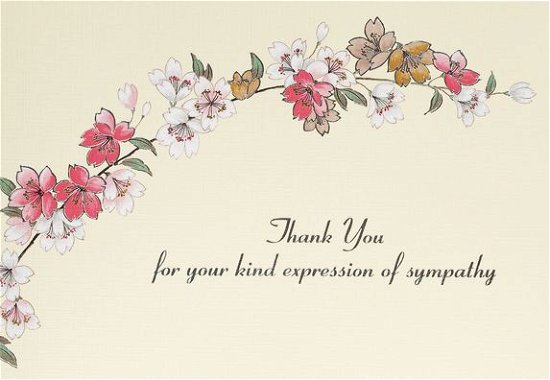 Cover for Peter Pauper Press · Sympathy Floral Thank You Notes (Hardcover Book) (2020)