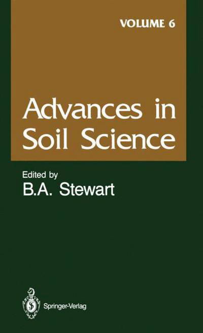 Cover for R R Allmaras · Advances in Soil Science - Advances in Soil Science (Pocketbok) [Softcover reprint of the original 1st ed. 1987 edition] (2011)