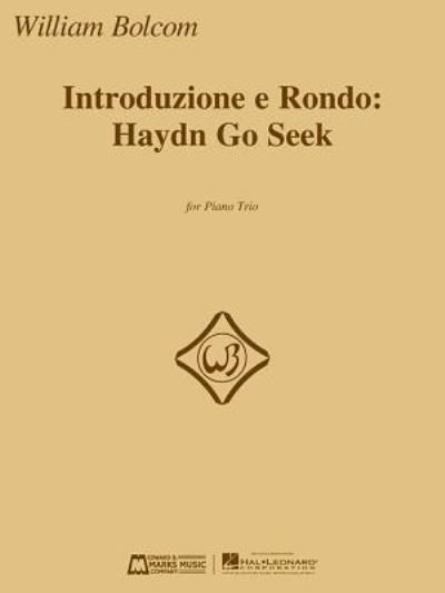 Cover for William Bolcom · Introduzione e Rondo (Sheet music) (2016)