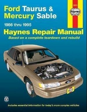 Cover for John Haynes · Ford Taurus &amp; Mercury Sable, 1986 thru 1995 (Paperback Book) (2016)