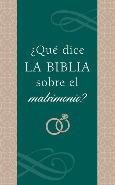 Cover for Compiled By Barbour Staff · ?que Dice La Biblia Sobre El Matrimonio? (Paperback Book) (2019)