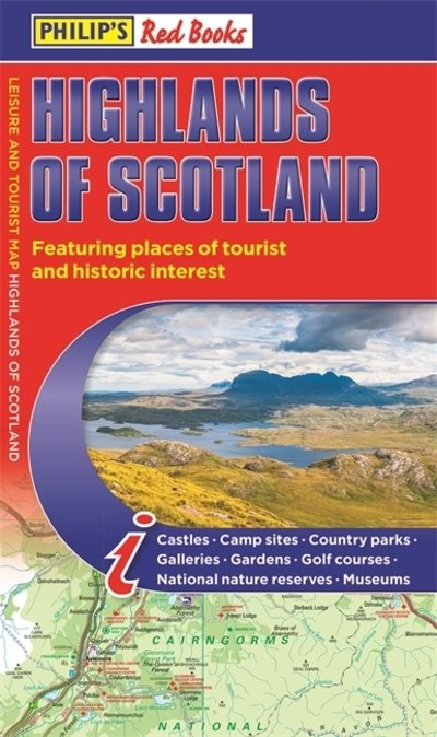 Cover for Philip's Maps · Philip's Highlands of Scotland: Leisure and Tourist Map: Leisure and Tourist Map - Philip's Red Books (Kartor) (2019)