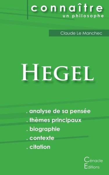 Cover for Hegel · Comprendre Hegel (analyse complete de sa pensee) (Paperback Bog) (2015)