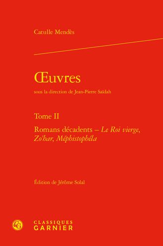 Cover for Catulle Mendès · Oeuvres, Tome II (Hardcover Book) (2020)