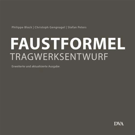 Cover for Block · Faustformel Tragwerksentwurf (Buch)