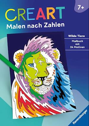 Cover for Maja Wagner · Ravensburger CreArt Malen nach Zahlen ab 7: Wilde Tiere, Malbuch, 24 Motive (Book) (2024)