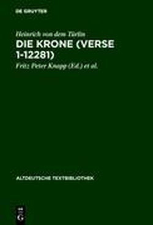 Cover for Heinrich · Krone (Verse 1--12281) (Bok) (2000)