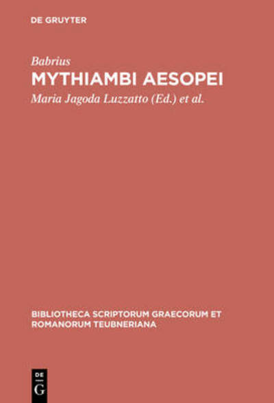 Cover for Babrius · Mythiambi Aesopei (Book) (1986)