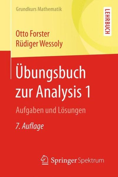 Cover for Otto Forster · Uebungsbuch zur Analysis 1 (Book) (2017)