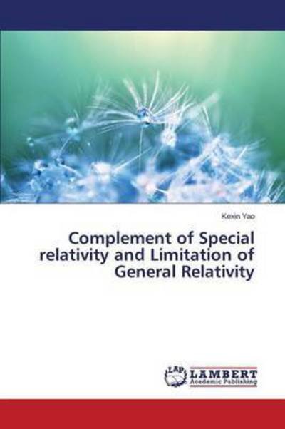 Complement of Special relativity an - Yao - Books -  - 9783659584121 - October 30, 2015