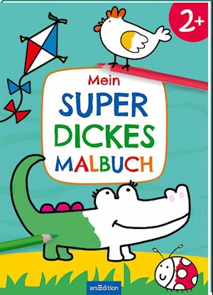 Cover for Sandra Schmidt · Mein superdickes Malbuch ab 2 (Bok) (2025)