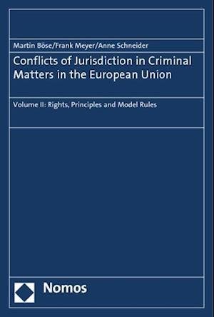Cover for Böse · Conflicts of Jurisdiction in Crimi (Book)